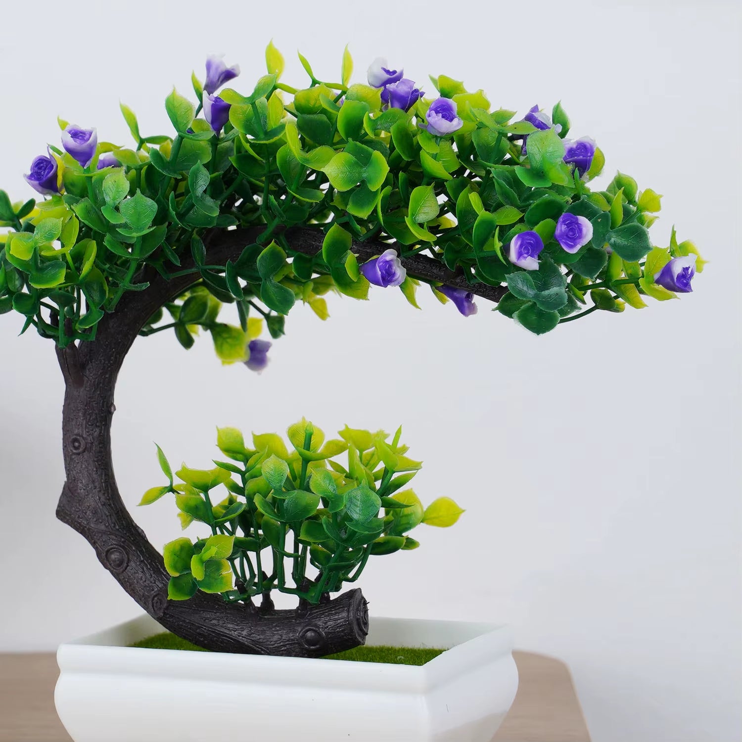 Artificial Plants Bonsai Small Tree Simulation Pot Plants Fake Flowers Table Potted Ornaments for Garden Home Hotel Decoration